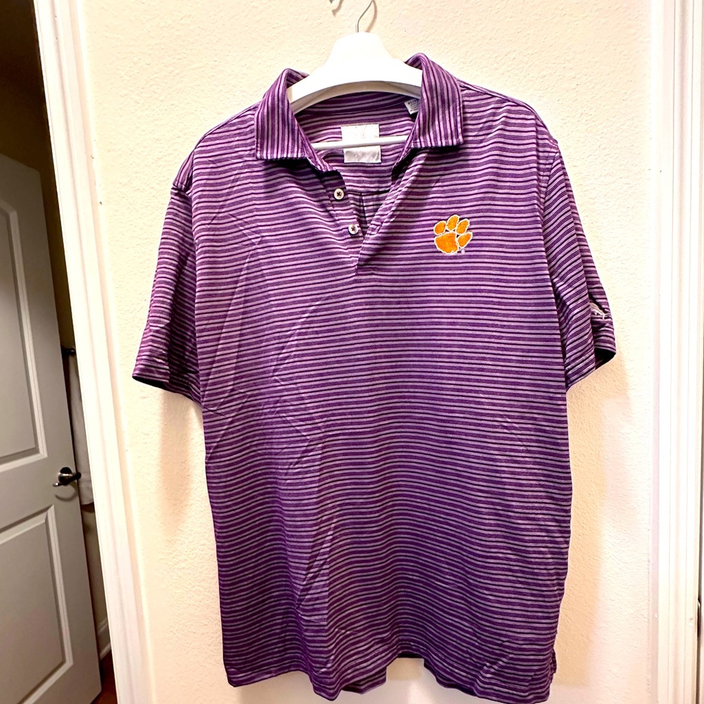 (CT 0000) Tommy Bahama Clemson Polo Shirt